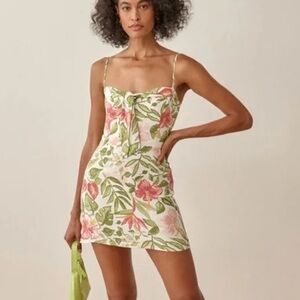 Reformation helm Hawaiian print dress